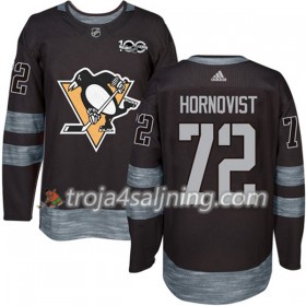Pittsburgh Penguins tröja Patric Hornqvist 72 1917-2017 100th Anniversary Adidas Svart Authentic - NHL Tröjor Herr